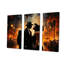 Noir et orange Harlem Renaissance Jazz Couple - art mural Harlem Renaissance-739962531-739962530