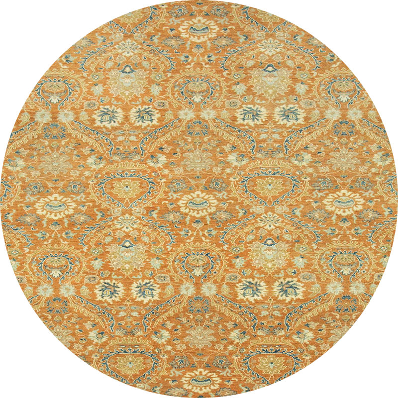 Tapis abstrait moderne 2647, Rond 6 pi