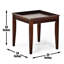 Table de bout avec plateau Lucier