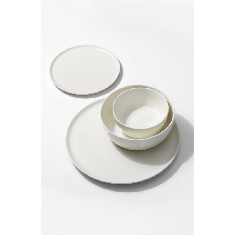 Slim Dinnerware Set (4pc) - white
