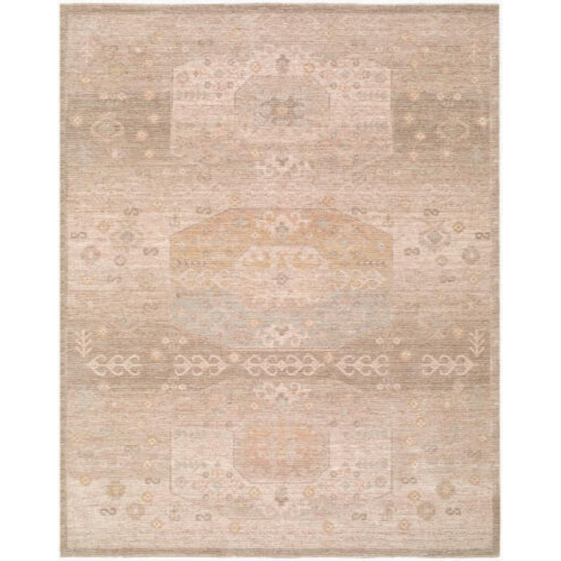Ladik Area Rug, Tan/Brown/Gray, Rectangle 6' x 9'