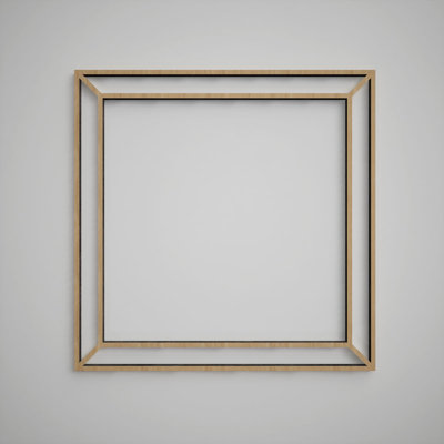 Panneaux muraux décoratifs en bois Fairplay, moyen, l 15 3/8 po x H 15 3/8 po x T 3/8 po, chêne blanc