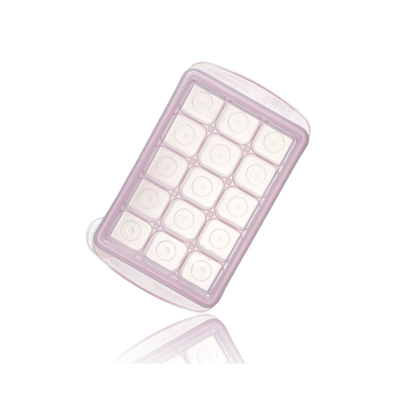 Coan Plastic Ice Cube Tray, Pink