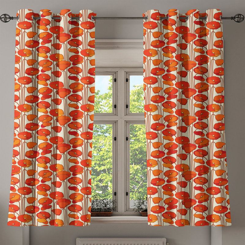 Sateen Blackout Curtain Pair, 50" W x 54" L