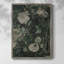 Reproduction florale rétro, impression encadrée CCLIV - bois massif