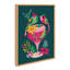 «Keaundrea Cardinal Cocktail», reproduction d'art encadrée sur toile par Rachel Lee