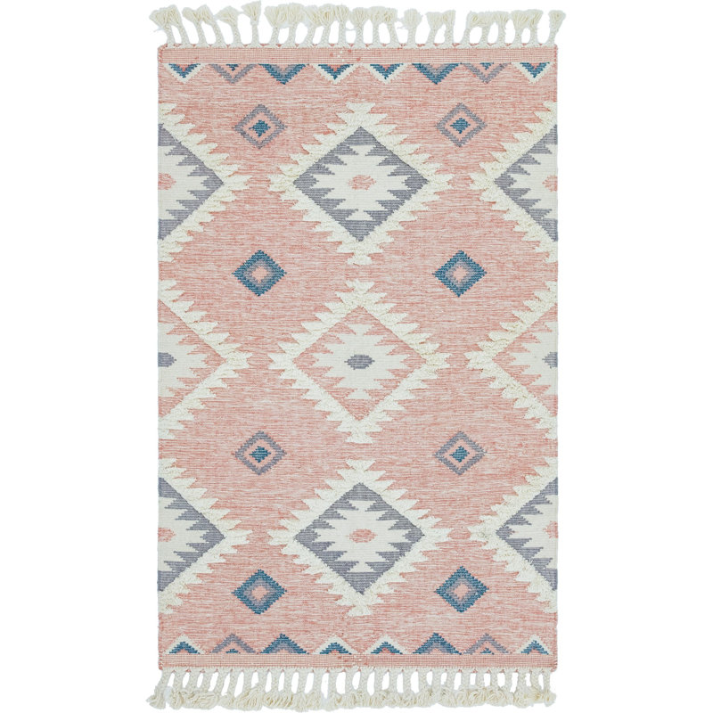Alenah Wool Southwestern Indoor Rug, Rectangle 5' x 8'