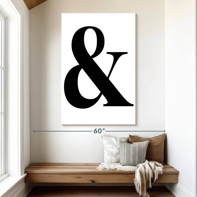 Esperluette Tergel Minimalist, H 51 po x l 34 po