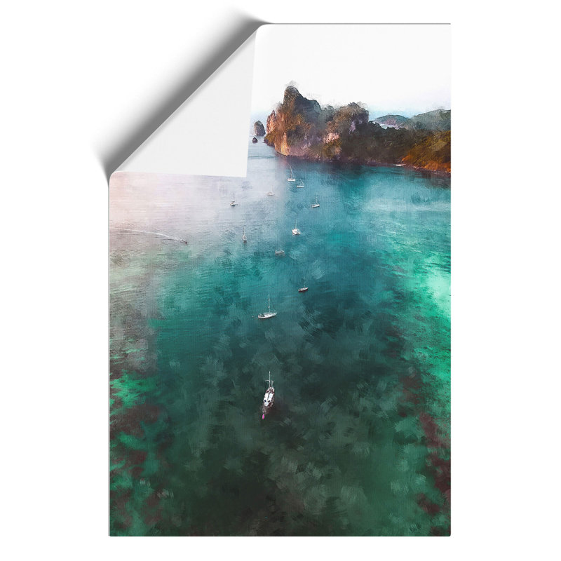The Phi Phi Islands In Thailand - No Frame Print, 30cm H x 21cm W x 0.1cm D