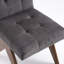 Chaise d'appoint rembourrée en lin Turfed-1378124638