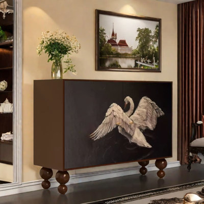 Armoire d'appoint en bois massif