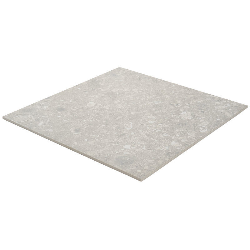 Carrelage de sol et de mur en porcelaine mate 23,54 po x 23,54 po Stonehenge (11,62 pieds carrés / caisse), Gris