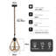 Cosimo 1 - Light Black LED Pendant-424753165