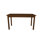  60" Raw Umber Solid Wood Dining Table