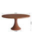 Table de salle à manger ronde en bois massif pour 4/6/8 personnes - Table de salle à manger Wabi-Sabi-1697397046-1697397047