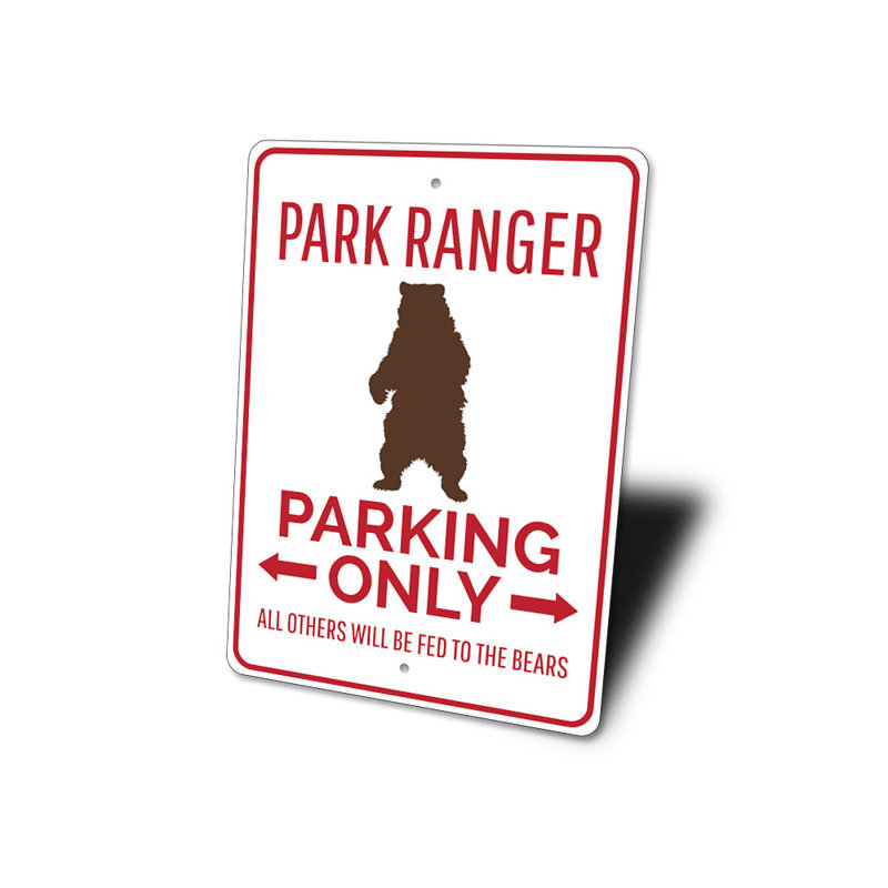 Enseigne de parc Park Ranger, H 18 po x l 12 po x P 0,06 po