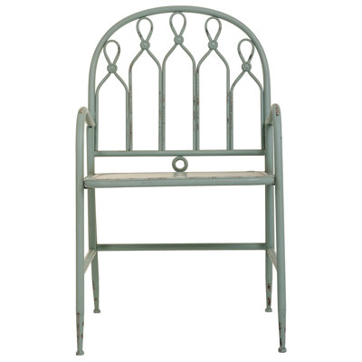 Laurena 45cm H Slat Back Stacking Side Chair in Black