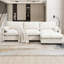 Canapé modulaire en L 2 pièces en chenille 2 pièces 96 po-618620139