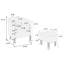 Chaise d'appoint et repose-pieds