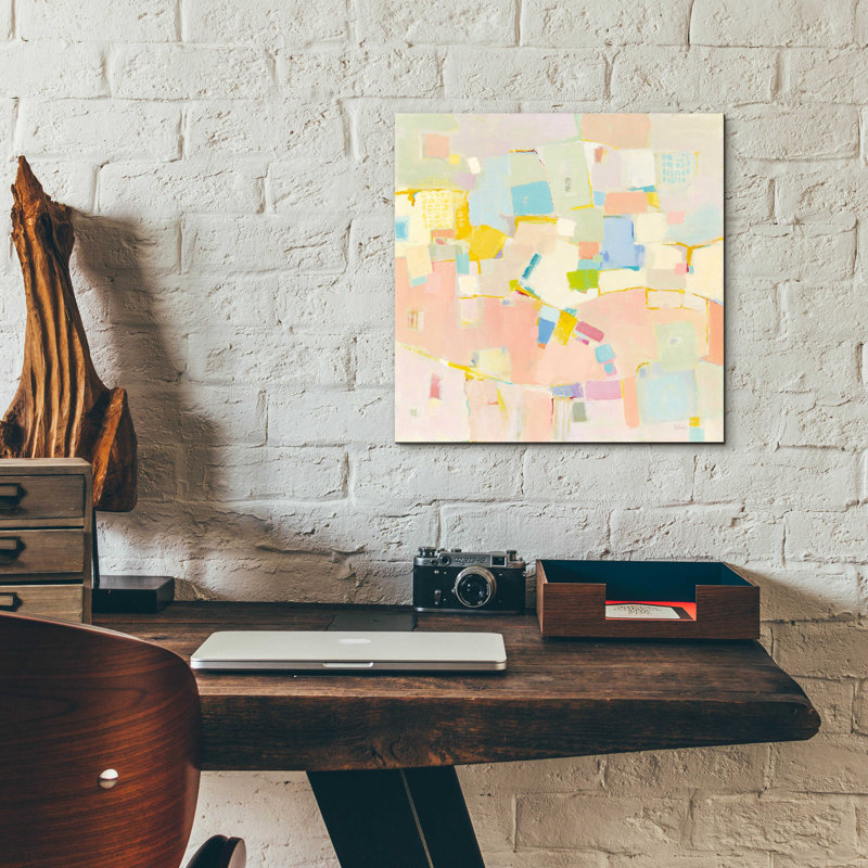 «Block Party» par Phyllis Adams, H 12 po x l 12 po x P 0,13 po