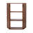 Akita Angled Three-Tier Wood Wall Shelf