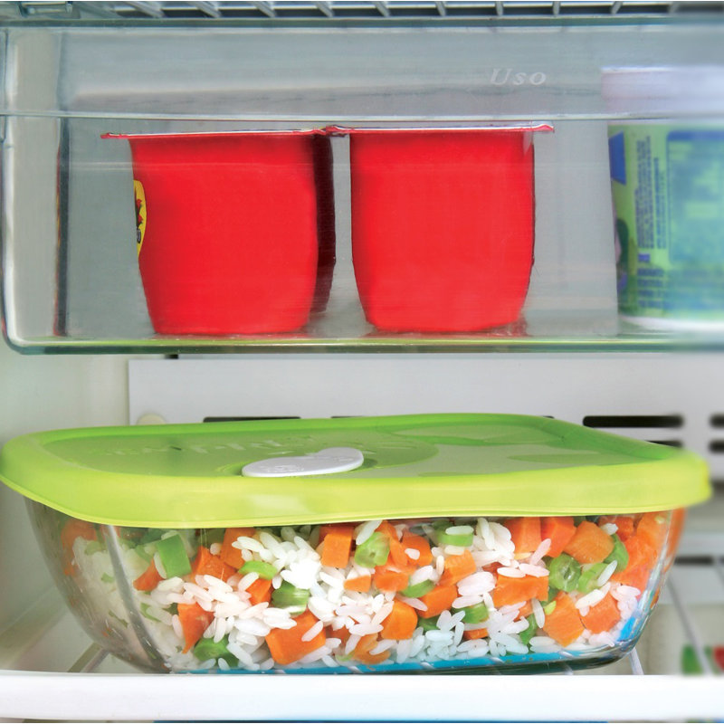 Plat de cuisson en verre Semper Square avec couvercle