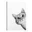 Sneaky Cat - Wrapped Canvas Print-1531323264