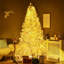 Arbre de Noël artificiel pré-éclairé avec 1518 branches, 500 lumières DEL blanc chaud