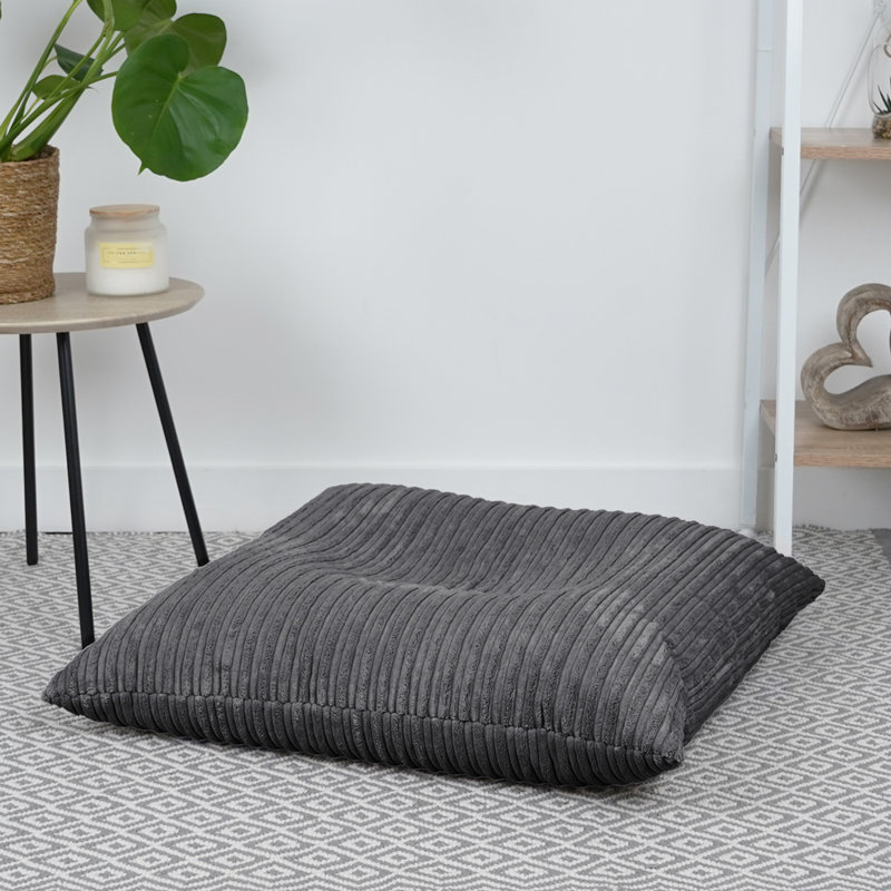 Polyester Refillable Classic Bean Bag, Grey