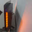 48 " Wall Mount Curved Front Electric Fireplace With Remote In Black, Multi-Colour Flame And Ember Bed,1400W/5000BTU