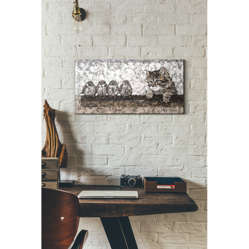 'Siesta' by Alexander Gunin, Canvas Wall Art, 12" H x 24" W x 1.25" D