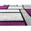 Tapis mauve à motif géométrique Mccampbell-28997928