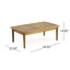Élégante table basse d'extérieur en bois au design frais-1726870337