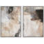 "Grunge Abstract Paint Stroke Effect", impression d'art moderne sur toile, 2 pièces-119400607-87607404-87607406