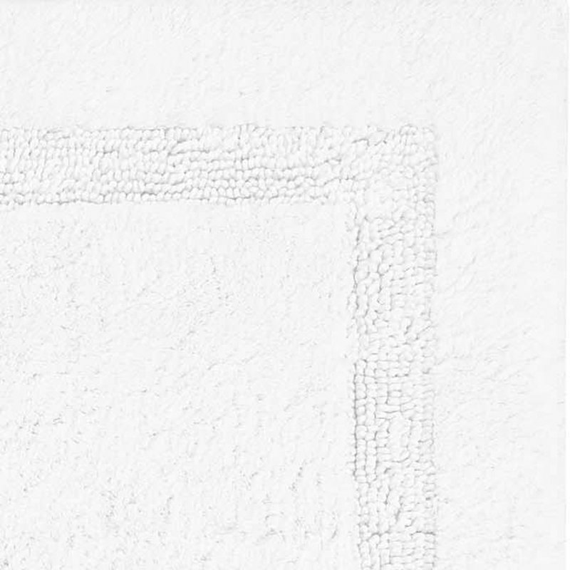 Nautica Peniston Solid Cotton 2 Piece Bath Rug Set, White