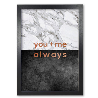 You And Me Always Couples - Print