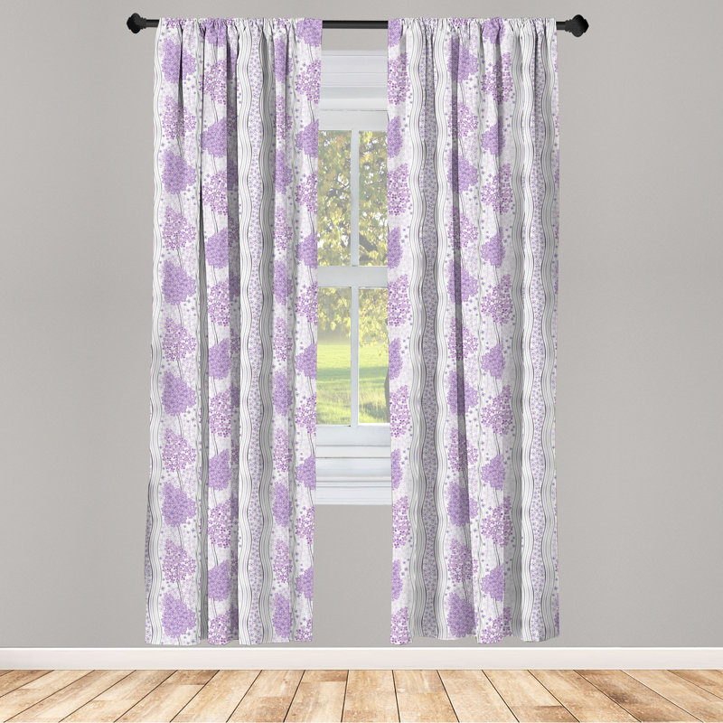 Rideaux 4 panneaux East Urban Home, L 56 po x L 84 po