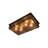 Rustic Lodge Mica Flush Mount