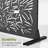 6ft. H × 4 ft. W Metal Privacy Screen Fence Panel Bamboo Leave Pattern-55887640