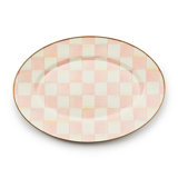 Rosy Check Medium Oval Platter