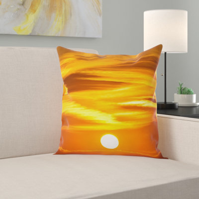 Microsuede Throw Pillow