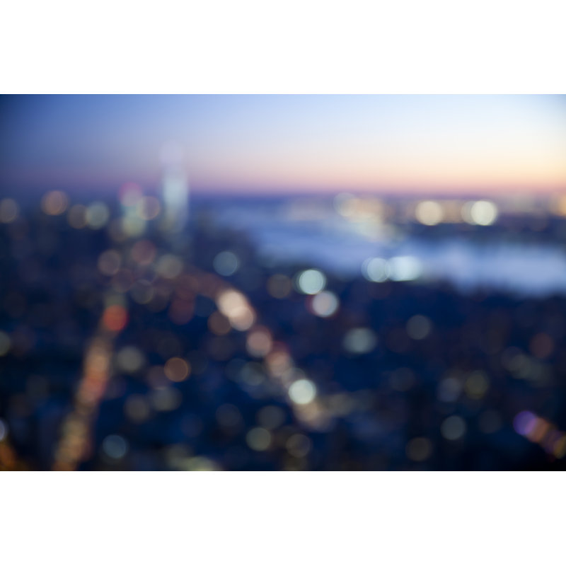 Bokeh Lights - Wrapped Canvas Print, 30cm H x 46cm W x 3.8cm D