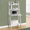 Bureau d'ordinateur en stratifié avec tiroirs de rangement inclinés H 61 po Athulya