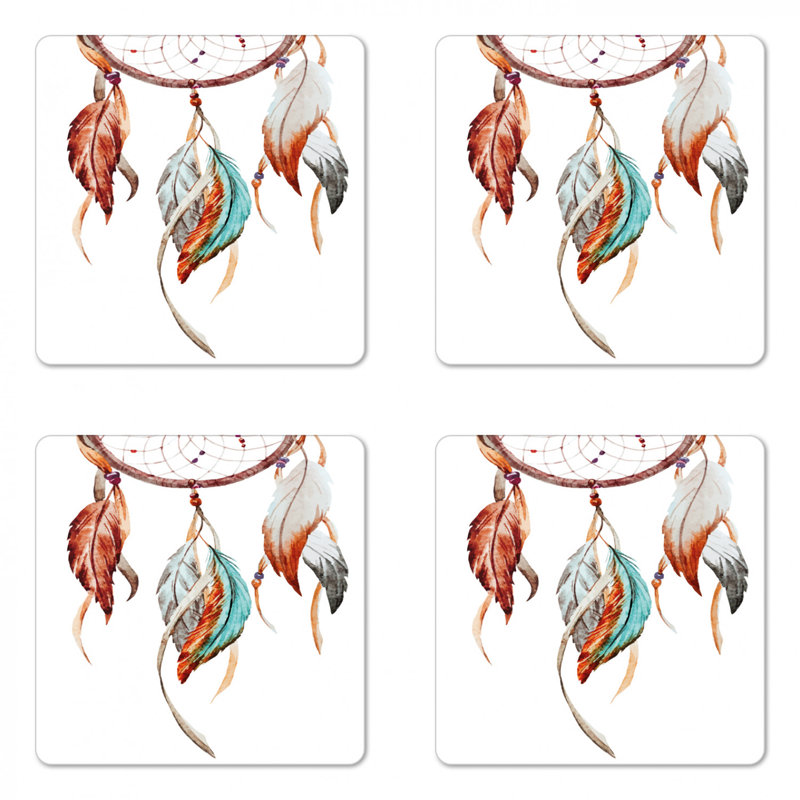Square 4 Piece Coaster Set
