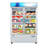 53 in. 2-Door Commercial Display Merchandiser Freezer 45 cu. ft. in White (MDF-2GD-45C-WH)