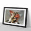 XX-A-1282X Napoleon at the Great St. Bernard by Jacques Louis-David - Picture Frame Painting-62751513-62751514