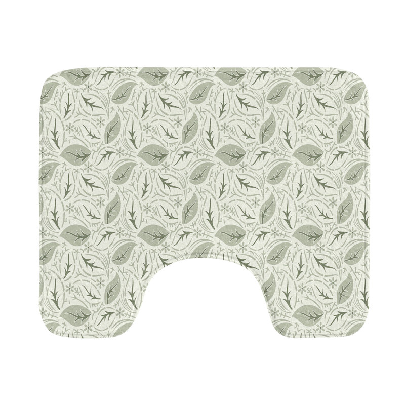 Tapis de salle de bain Leaves