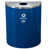 Bleu / aluminium satiné
