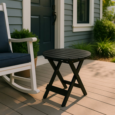 Table d'appoint pliante en bois d'acacia Hampshire