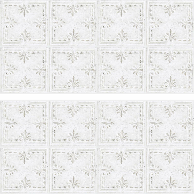 Adhésif décoratif géant blanc